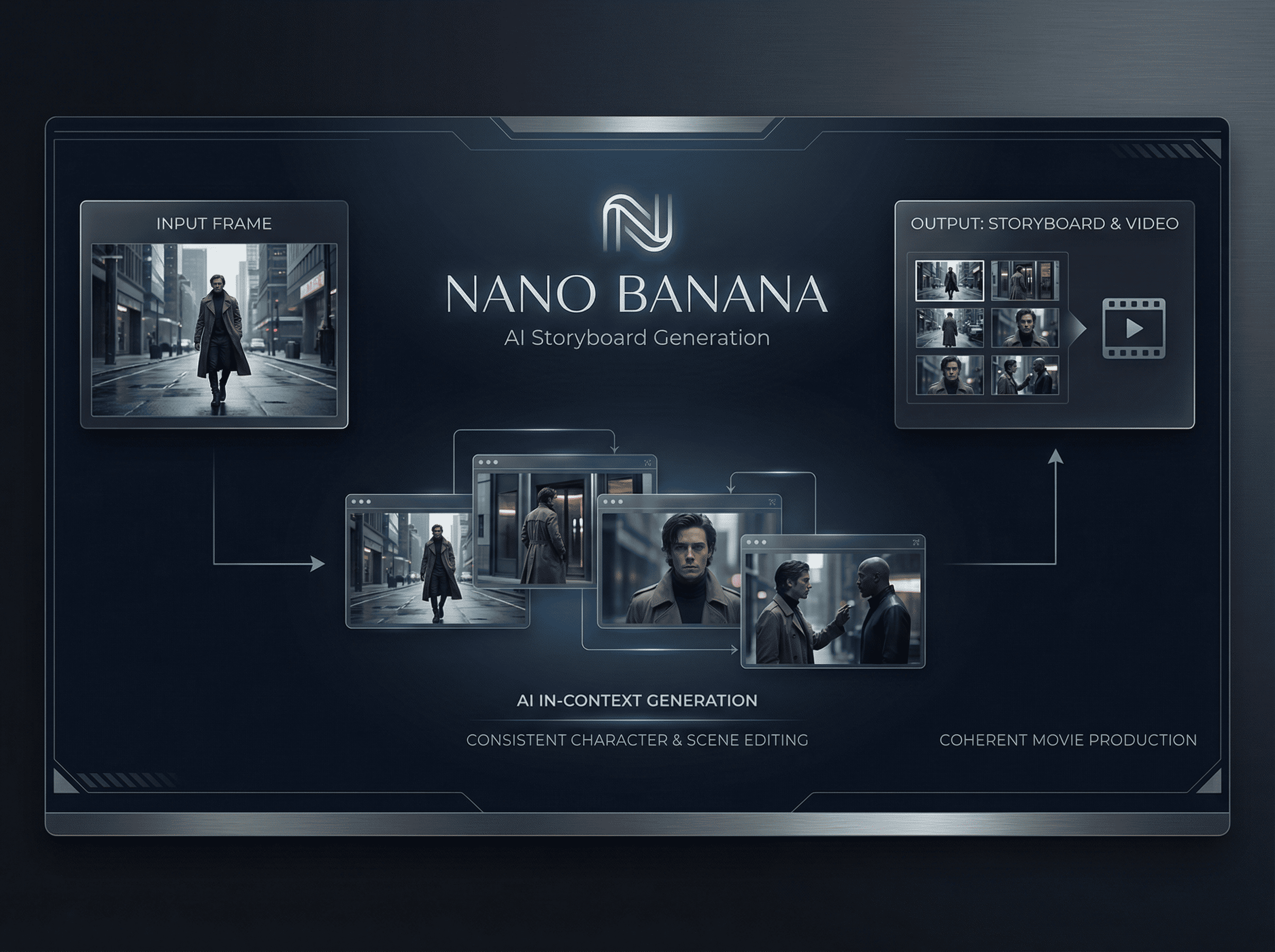 映画の絵コンテ生成